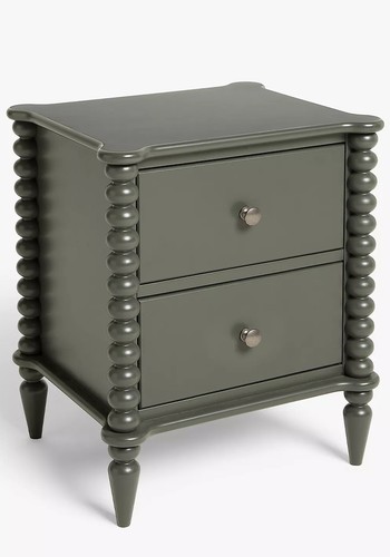 Bobbin 2 Drawer Bedside Table  from John Lewis & Partners