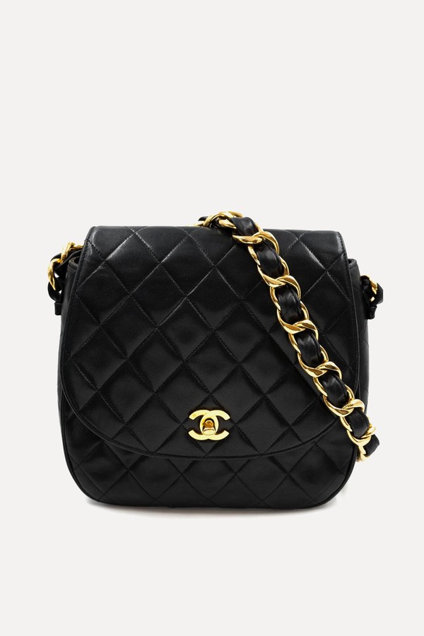 Vintage Tall Rounded Single Flap Bag from Chanel