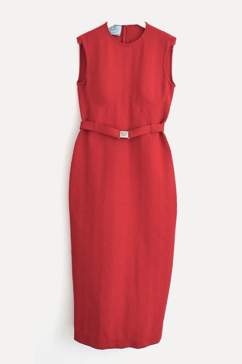 Spring 2022 Jacquard Dress from Prada x Raf Simons 