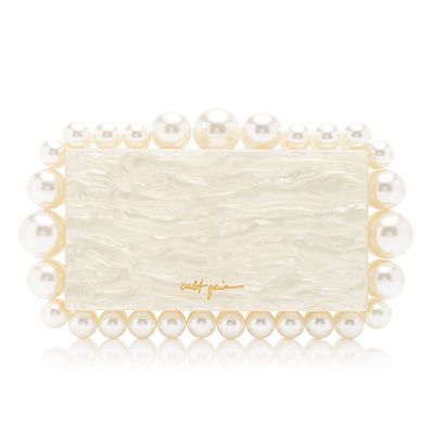 Eos Pearl Acrylic Clutch from Cult Gaia