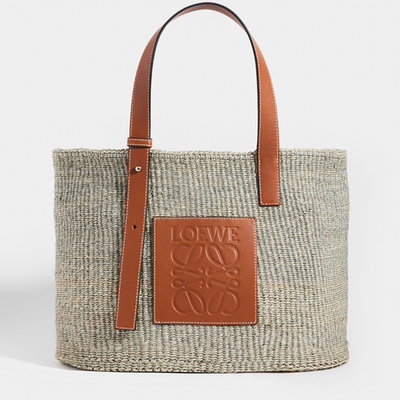 Basket Medium Woven Tote  from Loewe