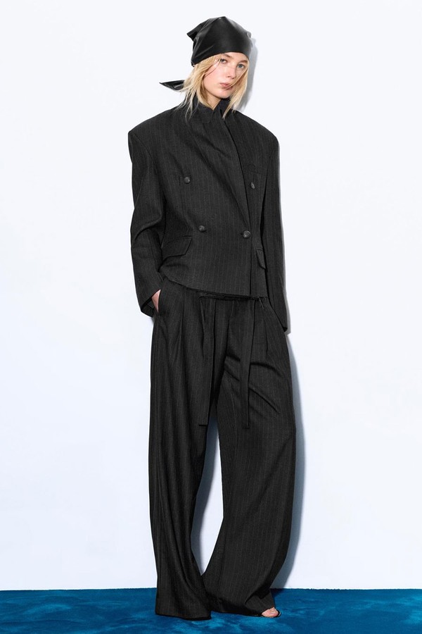 Pinstripe Smart Trousers from Pull & Bear