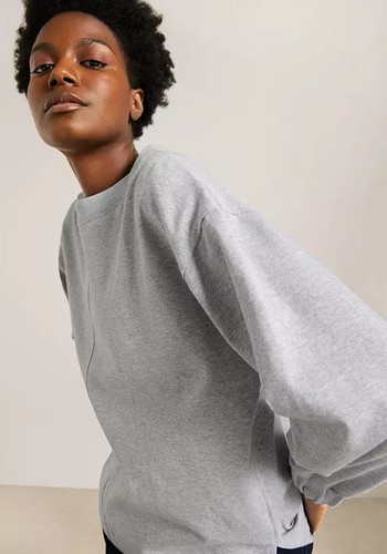 Gathered Cuff Sweatshirt from Kin