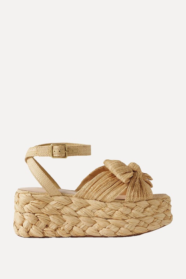 Gaby Raffia Platform Sandals from LOEFFLER RANDALL