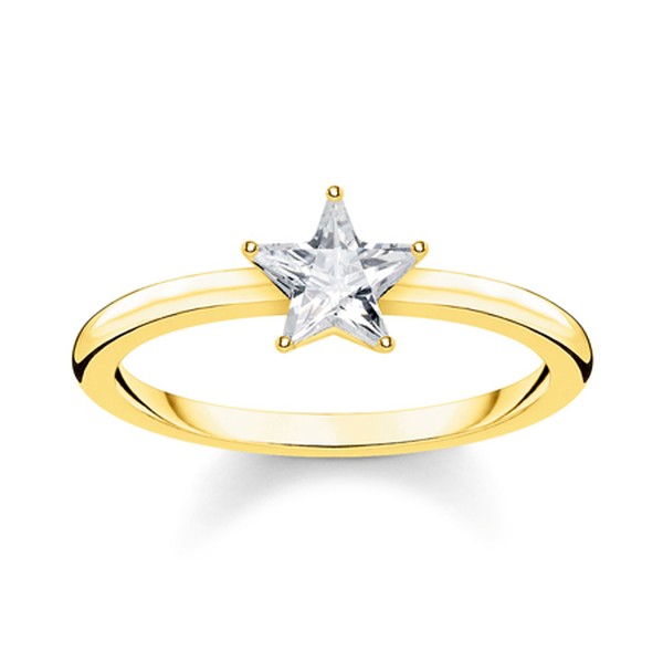 Sparkling Star Gold Ring