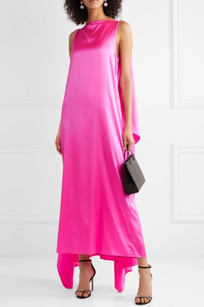 Judy Silk-Satin Maxi Dress from Bernadette