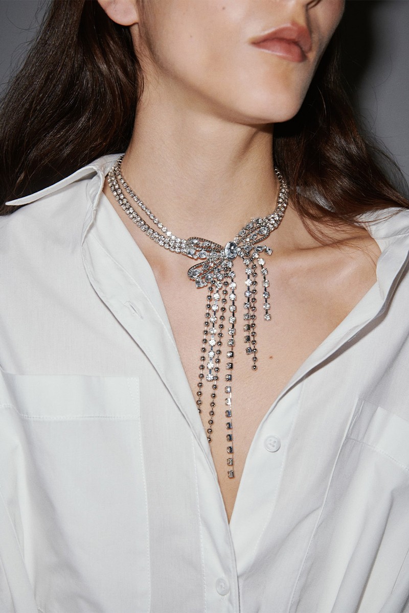 Rhinestone Necklace from H&M