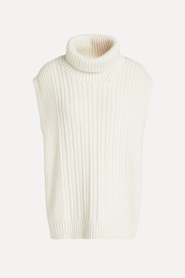 Cable Knit Sleeveless Jumper  from Victoria Beckham