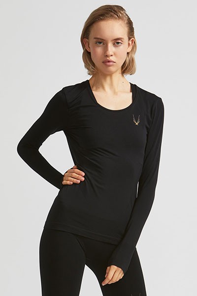 Technical Knit Long Sleeve Top from  Lucas Hugh