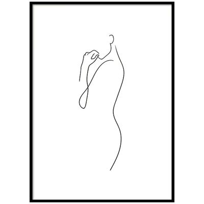 Curve Line Art Poster from Desenio