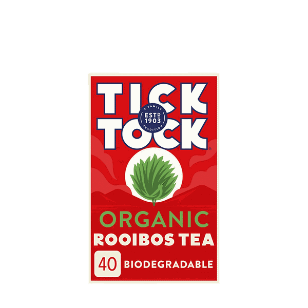Organic Rooibos Redbush Tea Bags from Tick Tock