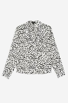 Animal Print Pyjama Shirt from Topshop