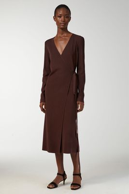 Rib-Knitted Wrap Dress from Arket