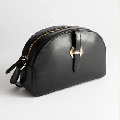 Leather Half Moon Crossbody Bag from & Other Stories