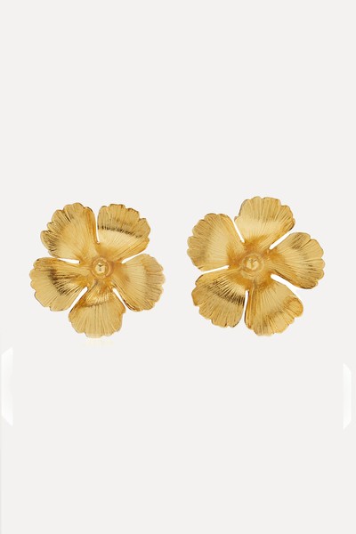 Rowena Floral-Stud Earrings from Jennifer Behr