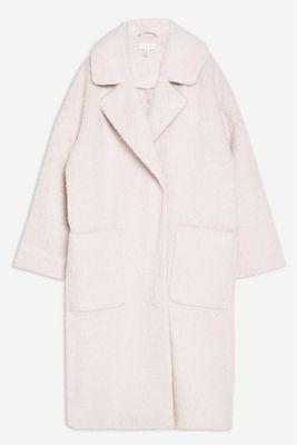 Blush Brushed Coat