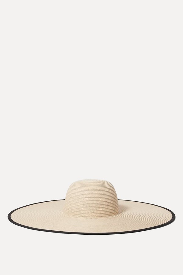 stories Wide-Brim Straw Hat
