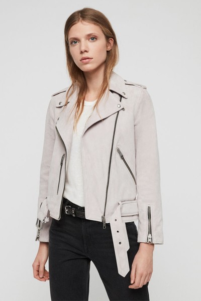 Suede Balfern Biker Jacket