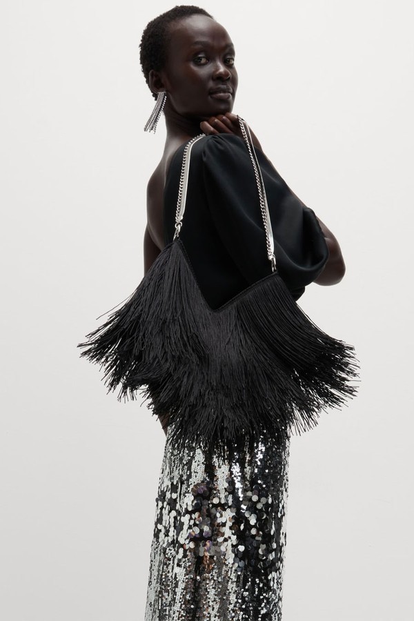 Fringed Shoulder Bag from Marks & Spencer