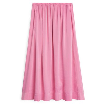 Washed Satin Skirt from Arket