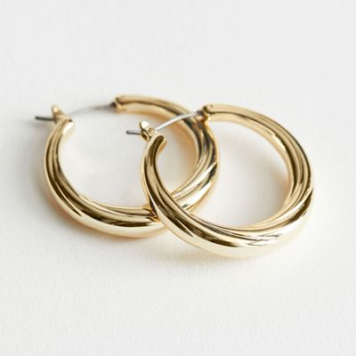 Curved Hoop Earrings from & Other Stories