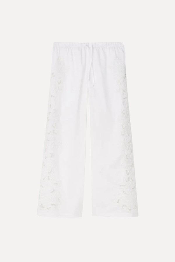 Drawstring Embroidery Pants from NA-KD