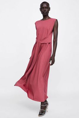 Dress With Tie Detail from Zara