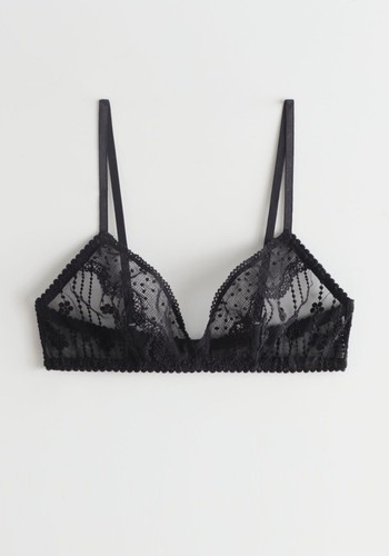 Scalloped Lace Soft Bra from & Other Stories