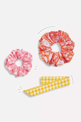 Clementine Mix Scrunchie Set, £23 | Pink City Prints