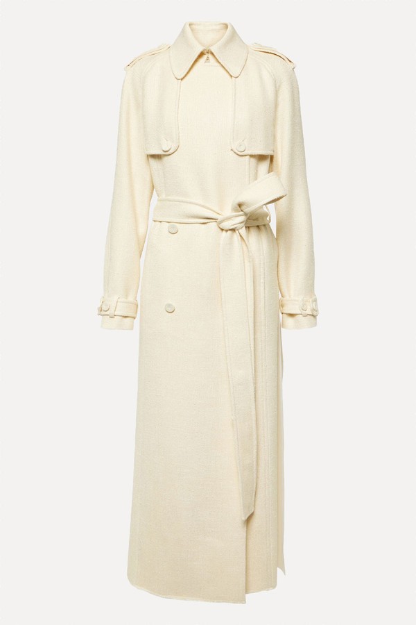 Eithne Silk & Wool Trench Coat from Gabriela Hearst