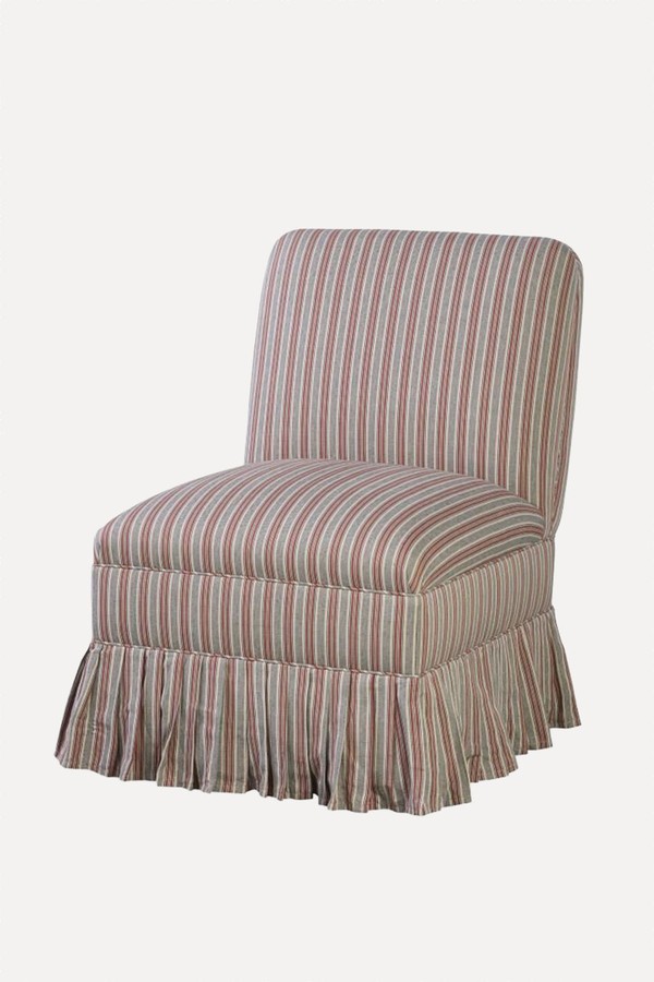 Georgie Skirted Swivel Chair from Highland House