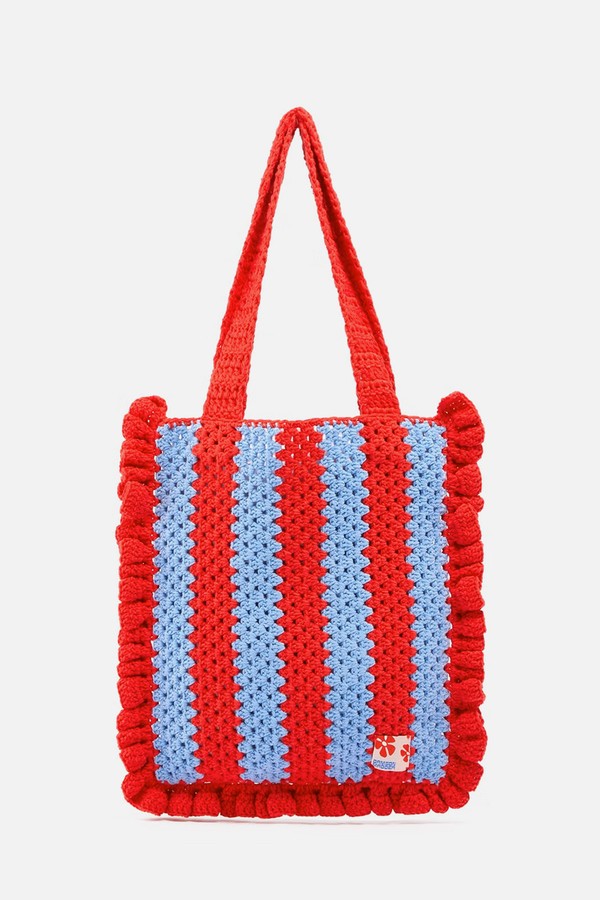 Knit Tote Bag from Damson Madder
