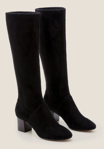 Round Toe Stretch Boots