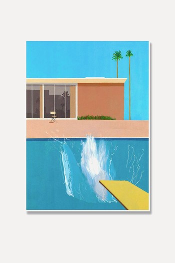 A Bigger Splash – David Hockney Art Print from David Hockney