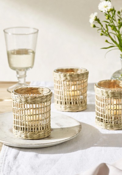 Seagrass Tealight Holder