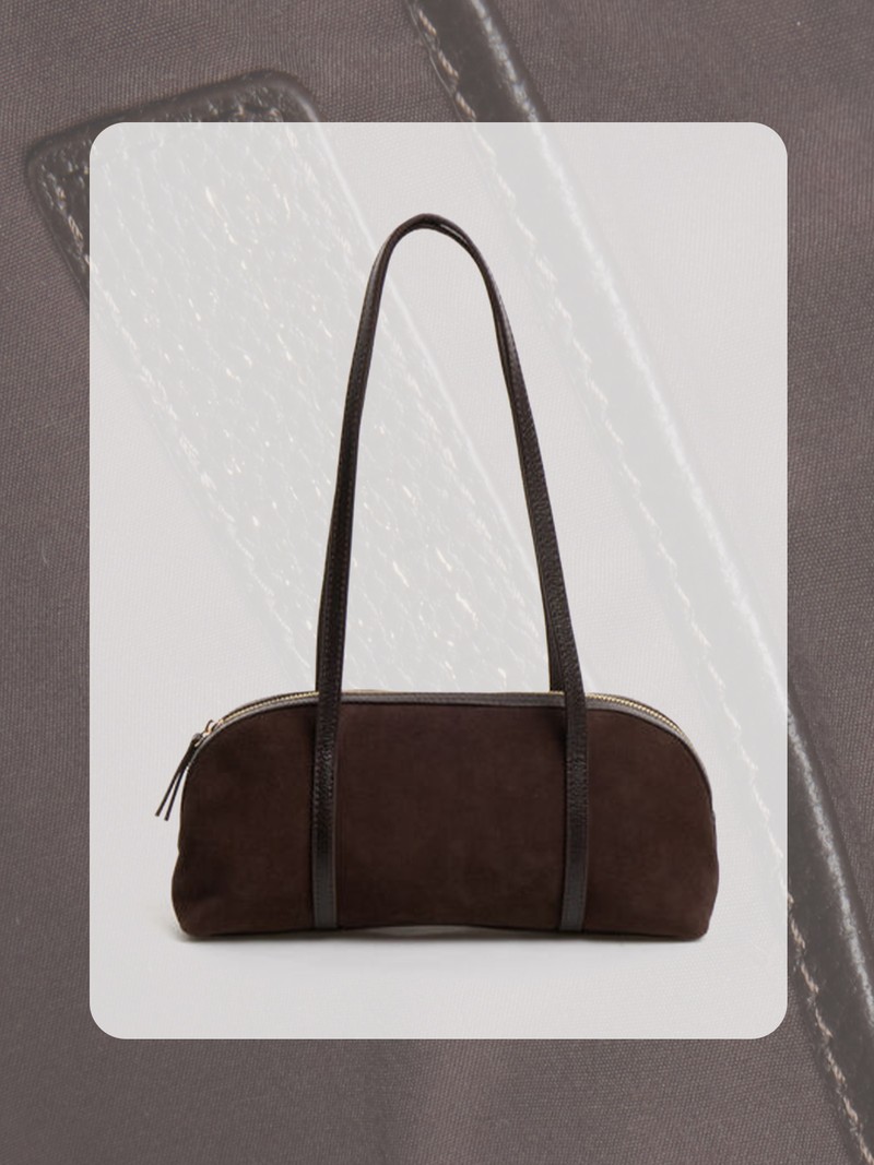 Suede Shoulder Bag