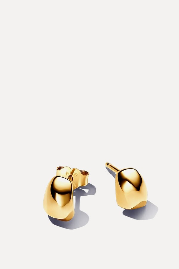 Organically Shaped Stud Earrings