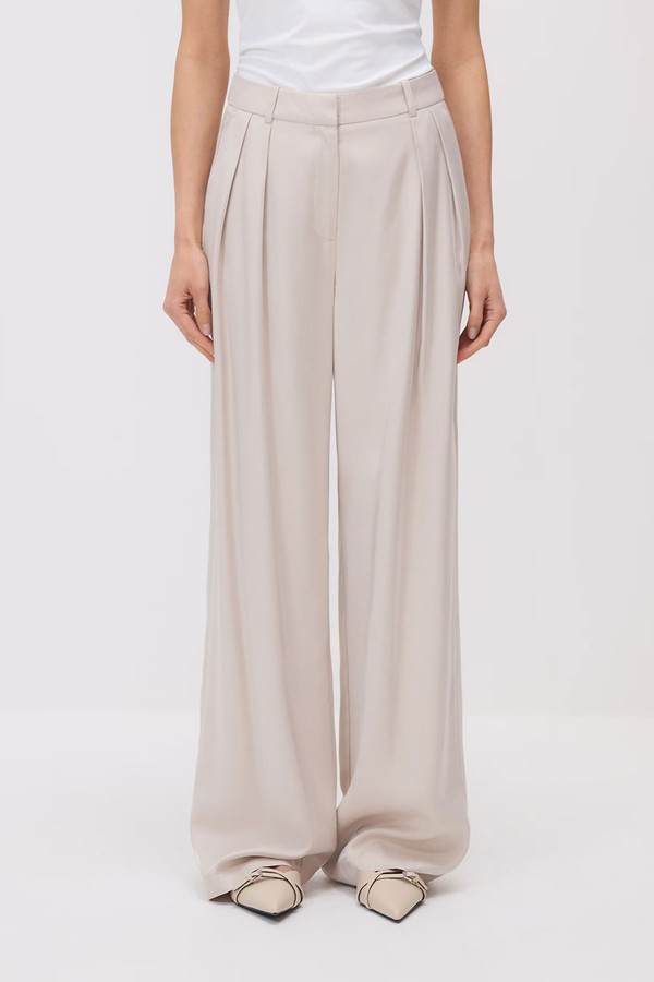 Shiny Viscose Trousers from Reserved