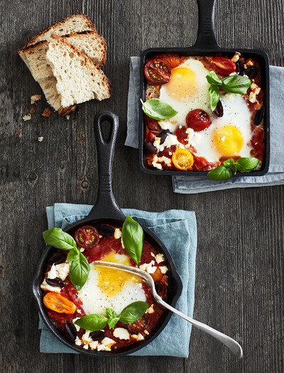 Greek Baked Eggs