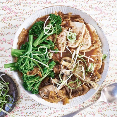 Tofu, Tenderstem Broccoli & Kimchi Stew