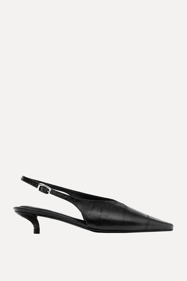 High-Heel Slingback Shoes from Massimo Dutti