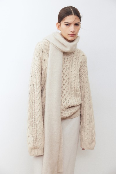 Wool-Blend Cable-Knit Jumper from H&M