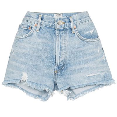 Distressed Denim Shorts from Agolde