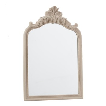 Beige Rococco Top Mirror