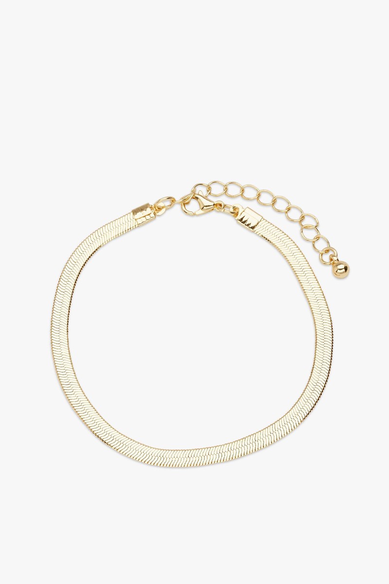 Flat Snake Chain Bracelet from John Lewis