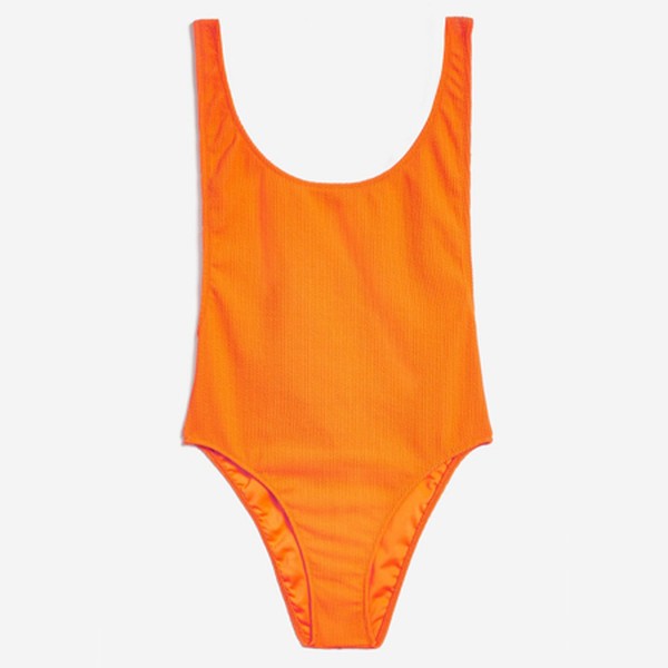 Crinkled Swimsuit  from Topshop