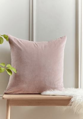 Large Velvet & Linen Cushion