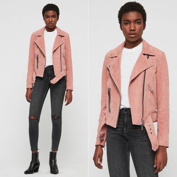 Suede Gidley Biker Jacket