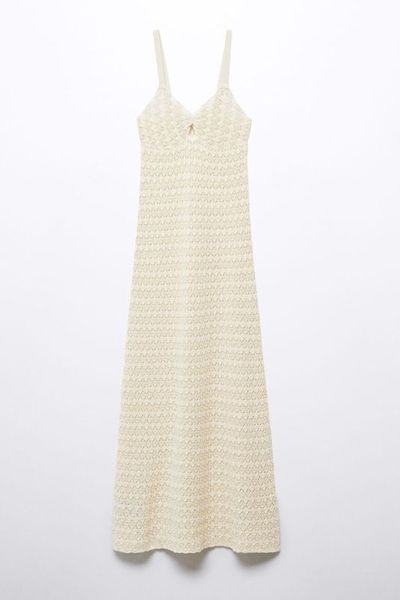 Crochet Long Dress from Mango