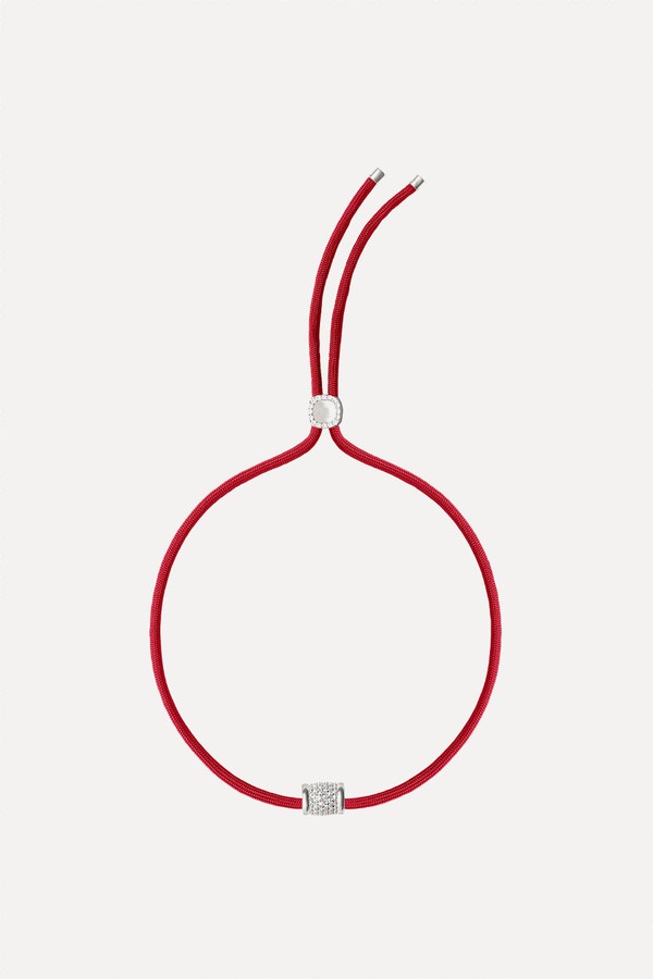 Yves Lab White Sapphire Paracord Necklace from Dorsey